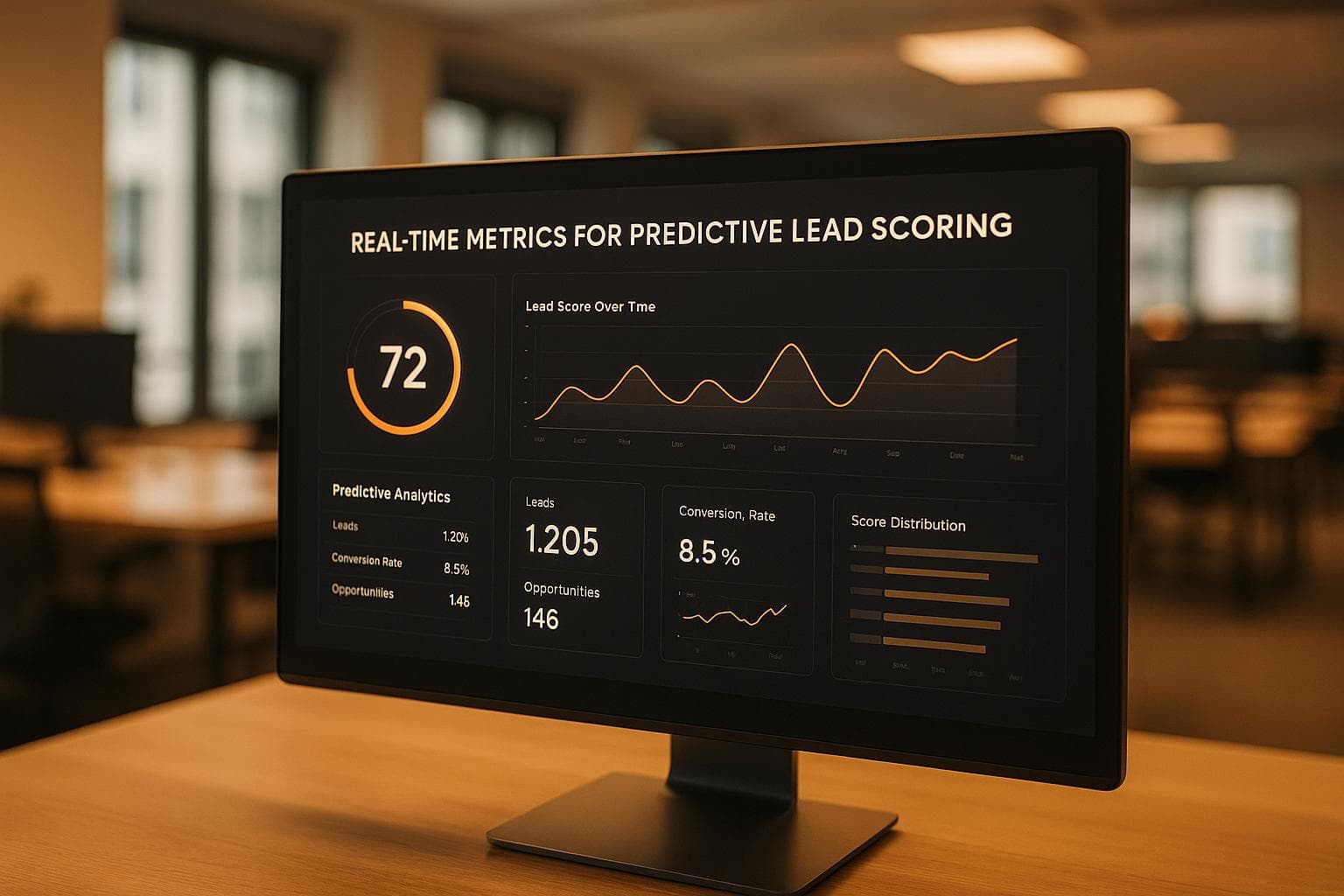 Real-Time Metrics for Predictive Lead Scoring
