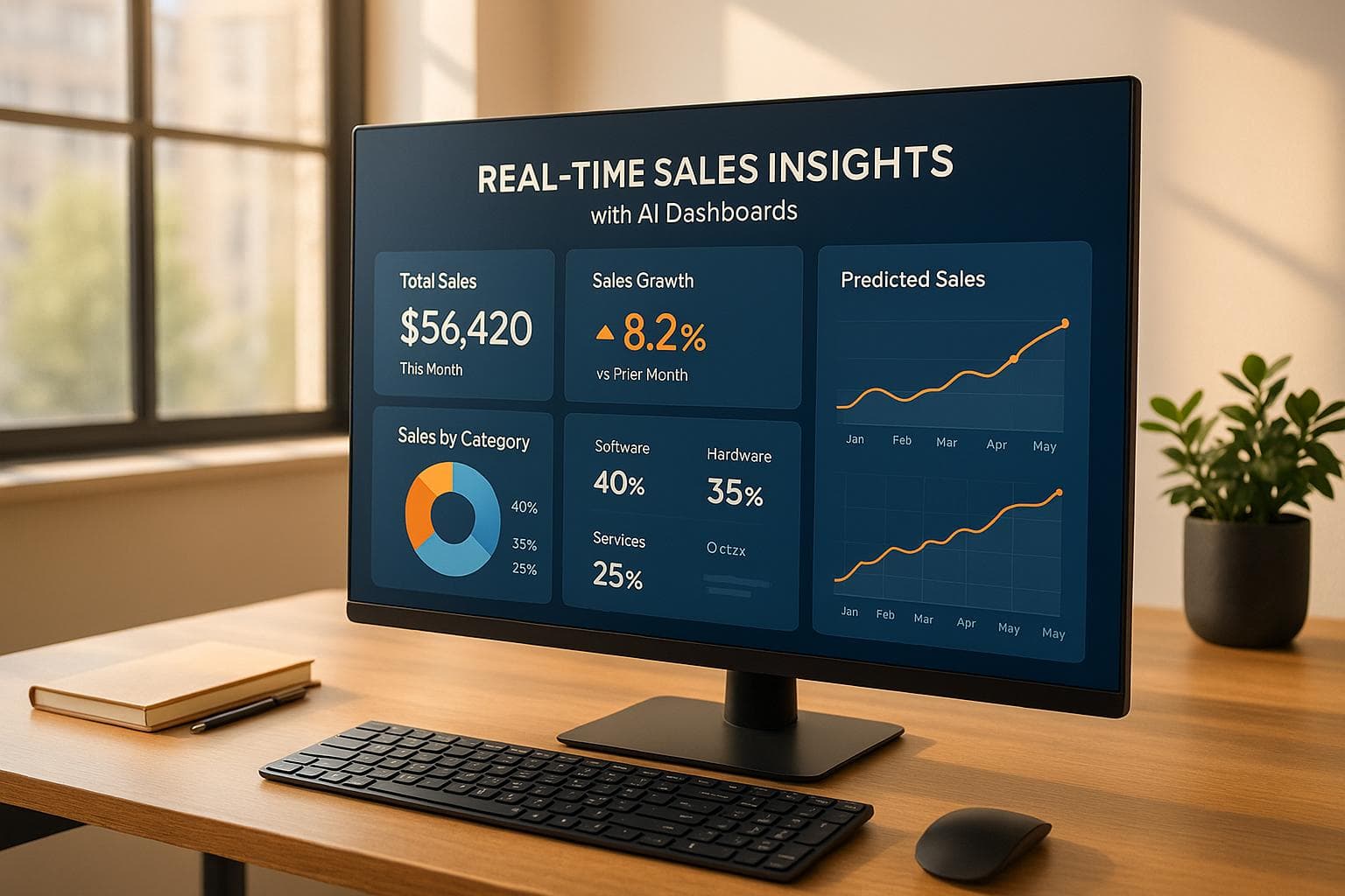 Real-Time Sales Insights with AI Dashboards