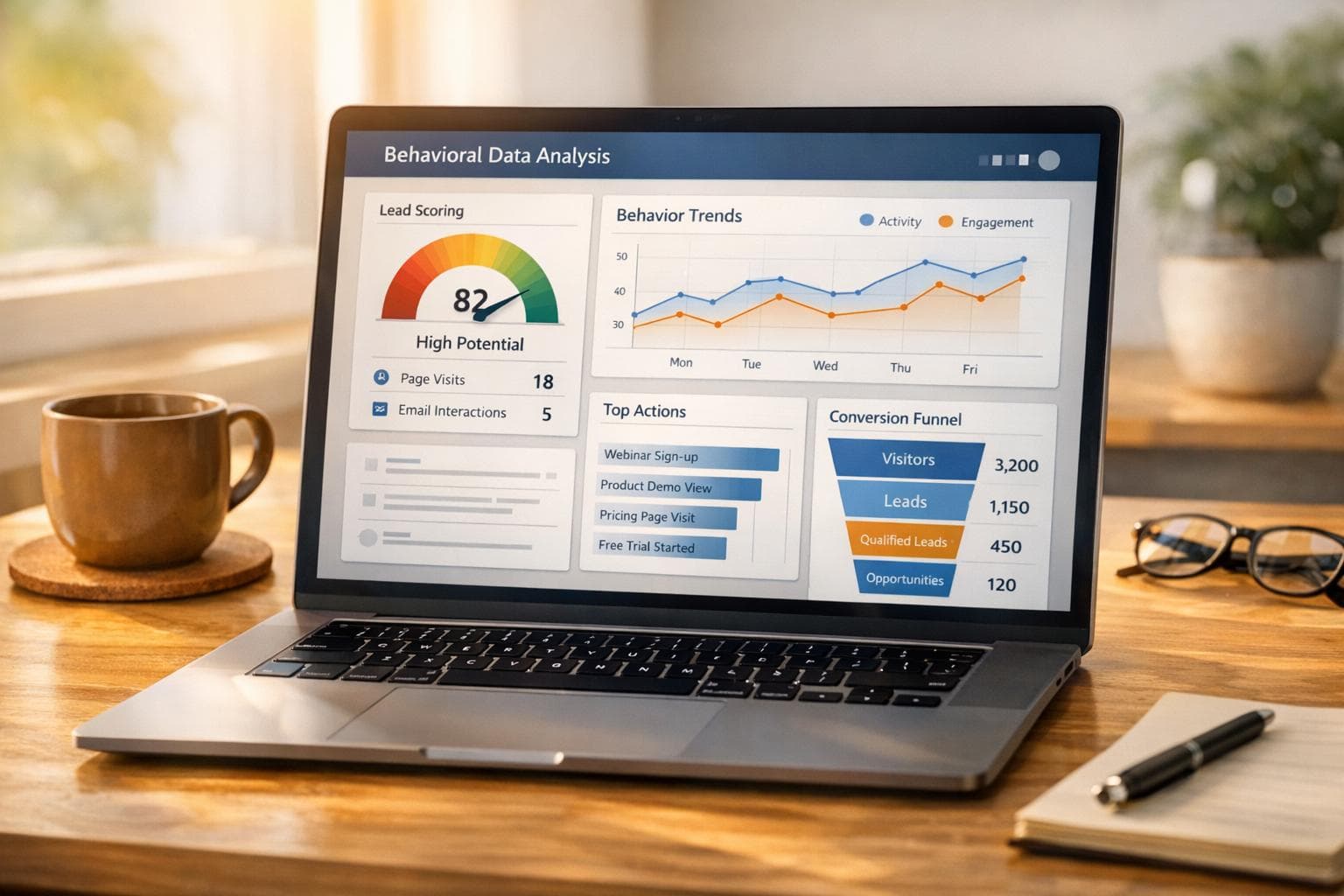 How AI Analyzes Behavioral Data for Lead Qualification