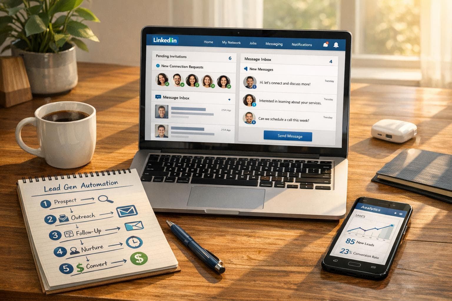 5 Steps to Automate LinkedIn Lead Generation