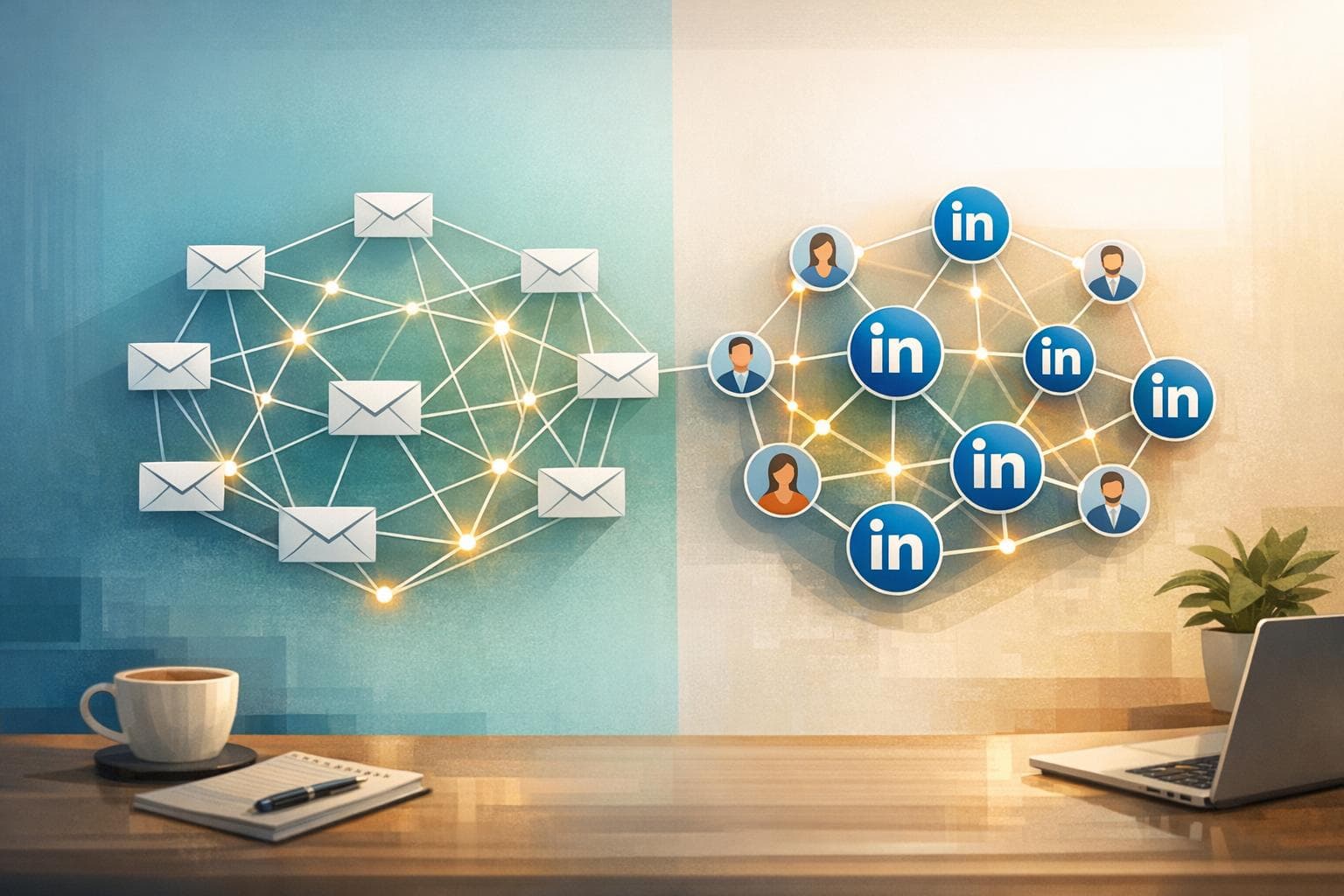 Email vs. LinkedIn for Lead Nurturing Workflows
