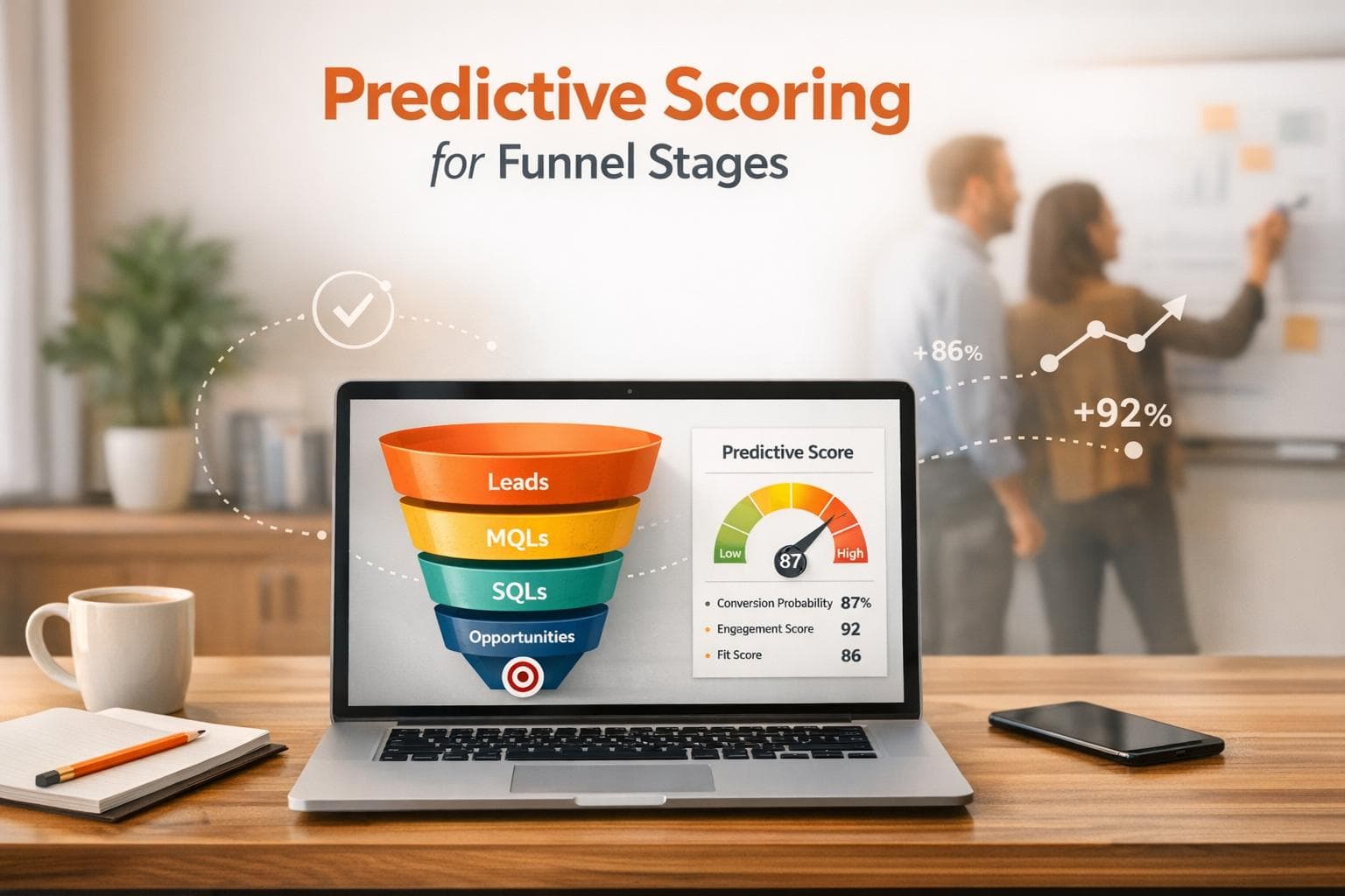 Predictive Scoring for Funnel Stages